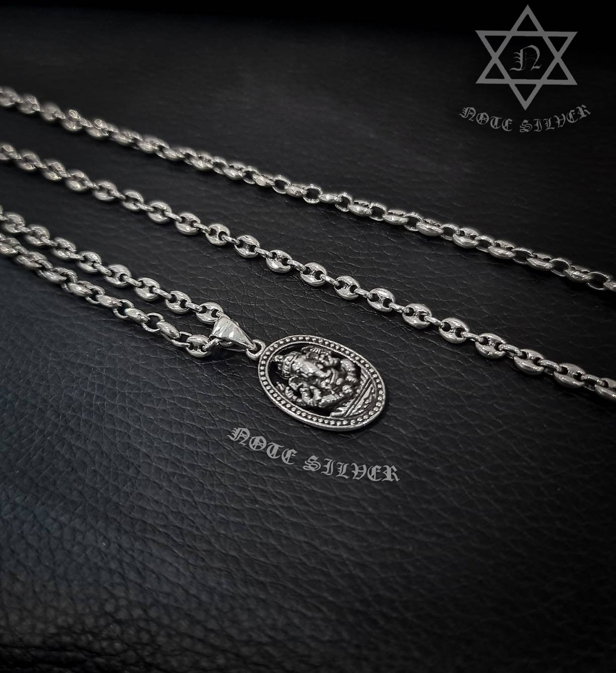 จี้เงินแท้องค์พิฆเนศ Sterling Silver 925 NSPD3401