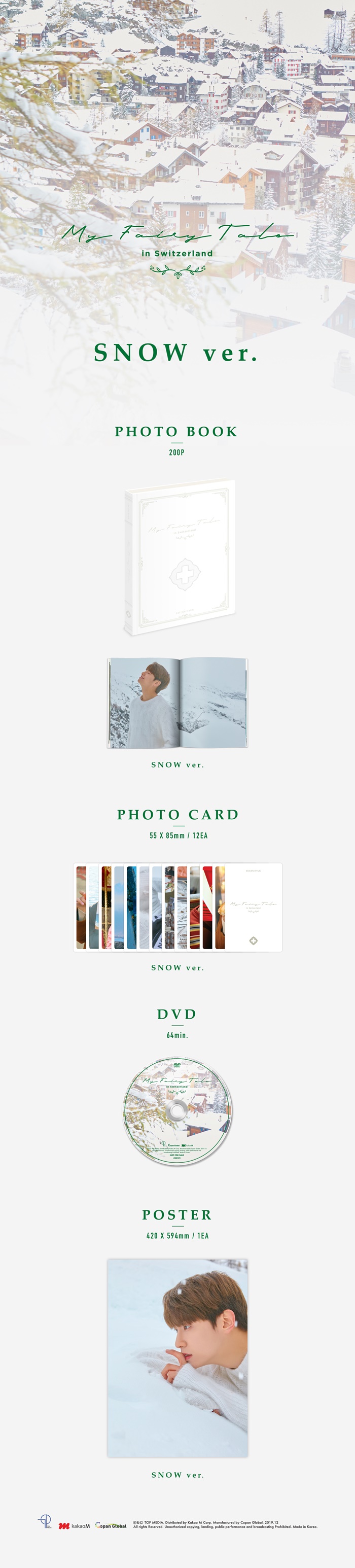 [PRE-ORDER] LEE JINHYUK - PHOTOBOOK "MY FAIRY TALE" (SNOW VER.)