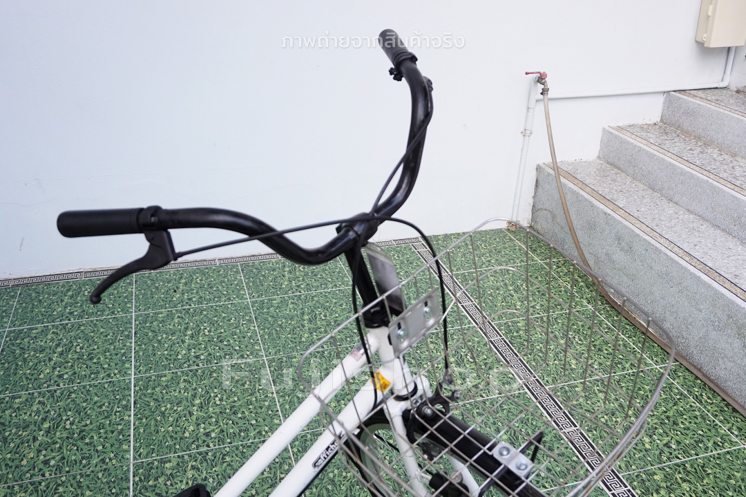 จักรยานแม่บ้านญี่ปุ่น - ล้อ 26 นิ้ว - ไม่มีเกียร์ - Affiche - สีขาว [จักรยานมือสอง]