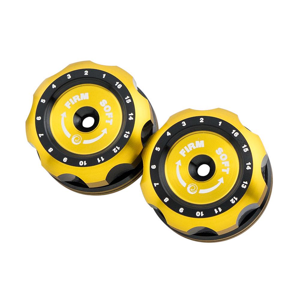 หมุดปรับคอมเพชชั่นโช๊คหลัง pro fender ex series ทุกรุ่น Revolution 2โทน มี6สี ราคา950