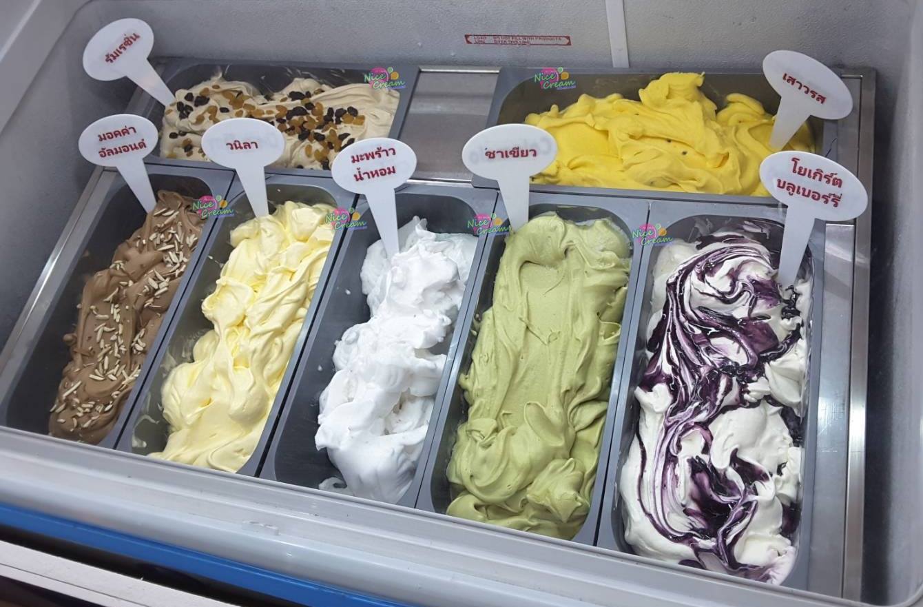 ออกงานแจกไอศครีมในนาม ธนาคารกรุงเทพ งานแถลงข่าวเปิดตัว QR Code ของทุกสถาบันการเงิน และทุกธนาคาร วันที่ 30 สิงหาคม พ.ศ. 2560 @ธนาคารแห่งประเทศไทย