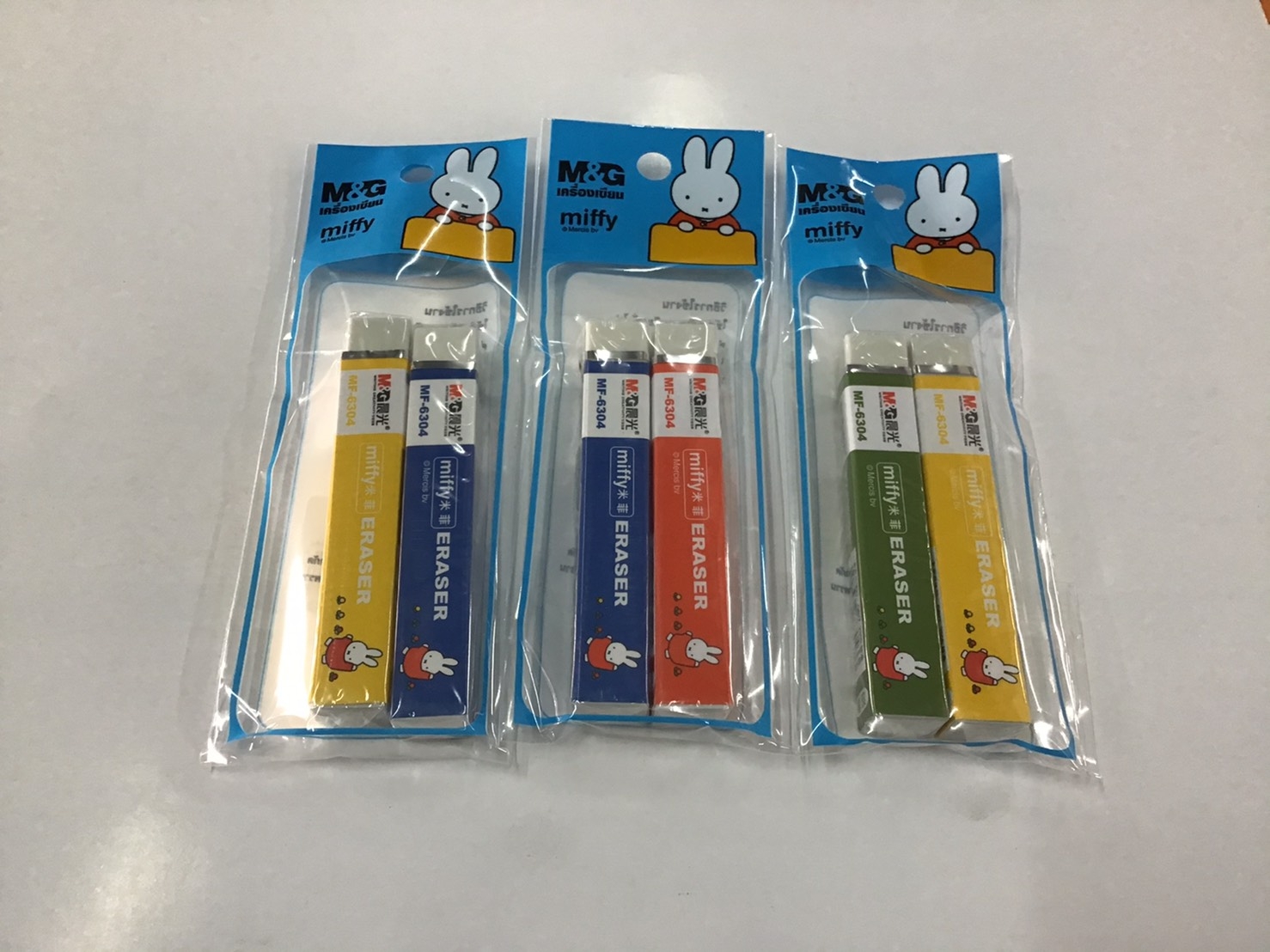 M&G ยางลบ 1*2 ก้อนยาว ลาย Miffy MF-6304