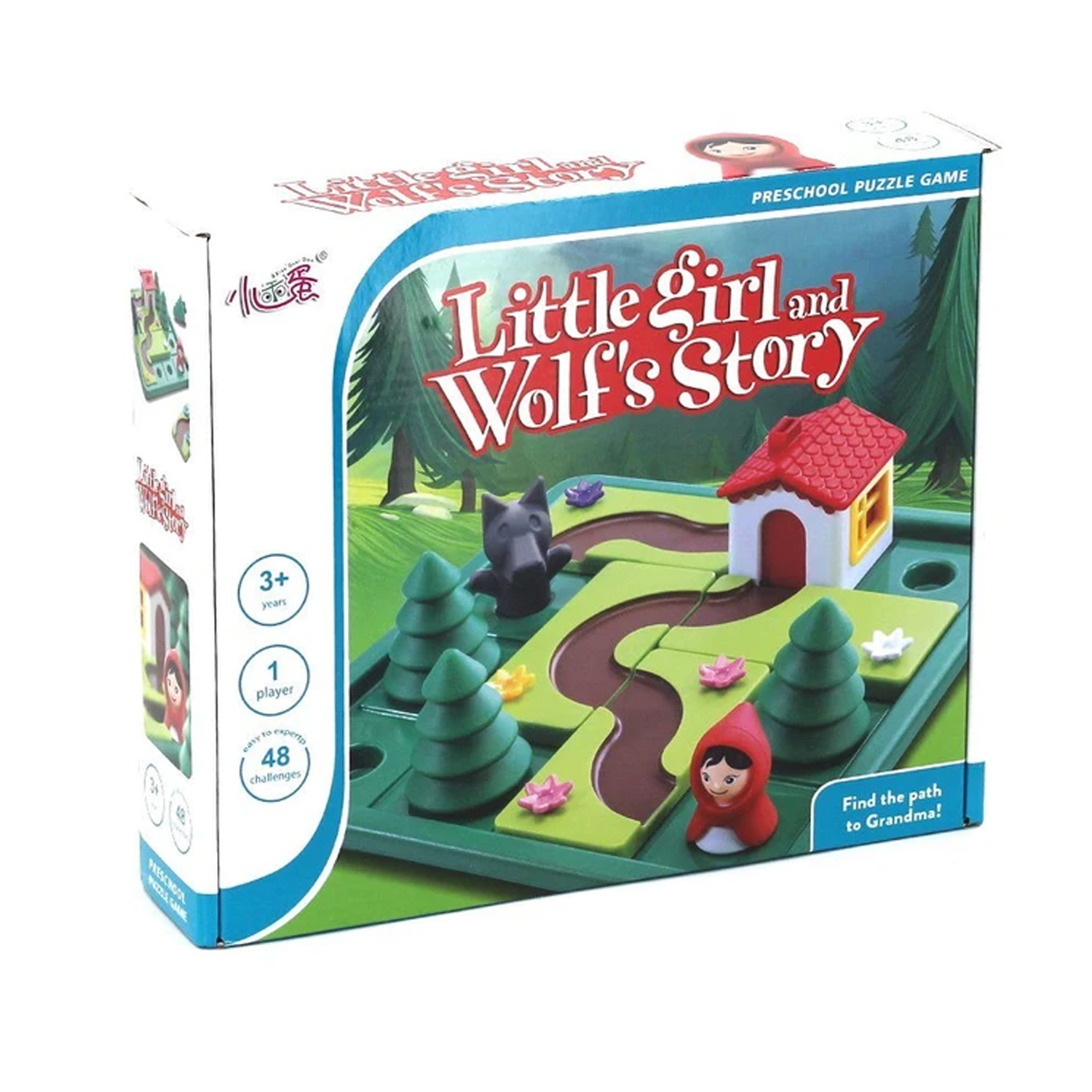 Game Puzzle Little Girl and Wolf Little Red Riding Hood Story เกมหนูน้อยหมวกแดงกับหมาป่า เกมปริศนา ฝึกความคิด พัฒนาIQ สมาธิ
