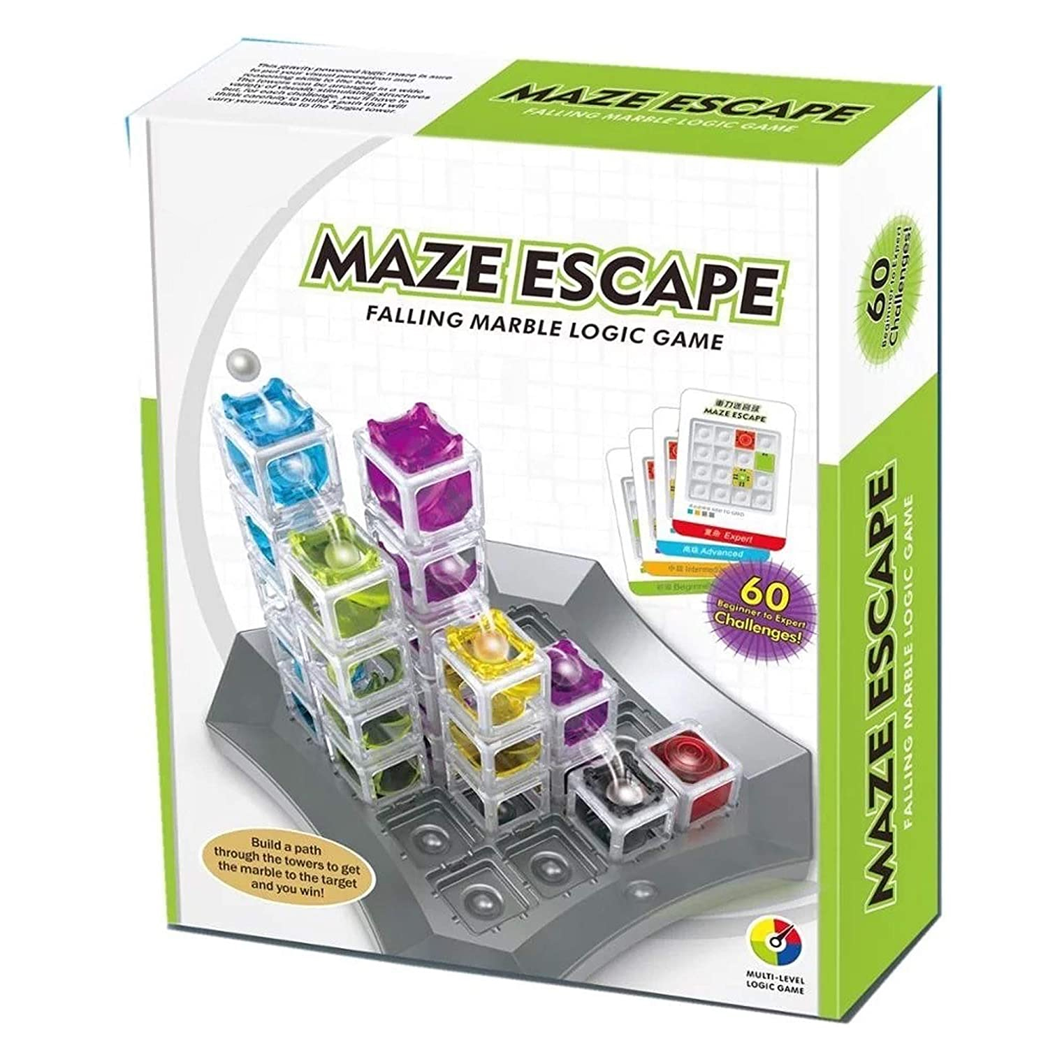 Game Puzzle Maze Escape Gravity Falling Marble Logic เกมหาทางออกจากเขาวงกต เกมปริศนา ฝึกความคิด พัฒนาIQ สมาธิ