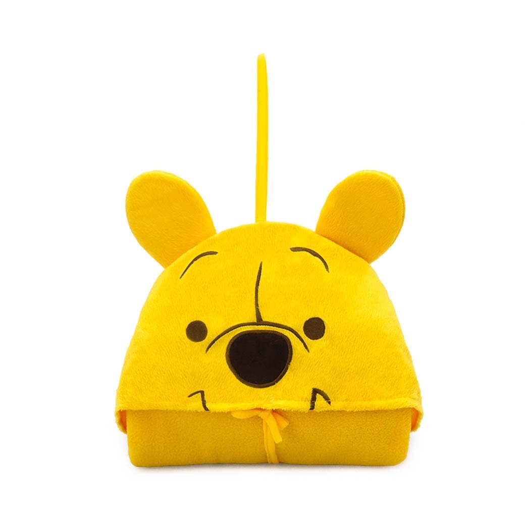 Disney หมอนผ้าห่ม หน้า หมีพูห์ ลิขสิทธิ์แท้ 100% Disney Winnie the Pooh Pooh Pillow Blanket 12" เหลือง 13 นิ้ว