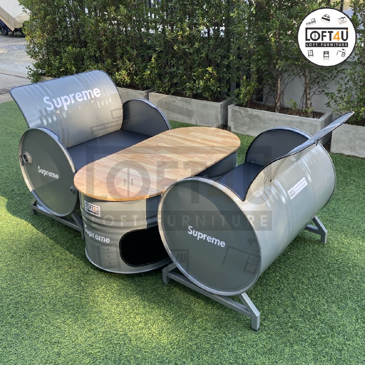 โซฟารับแขก Sofa Table Set : leather cushion / 2-4 seats