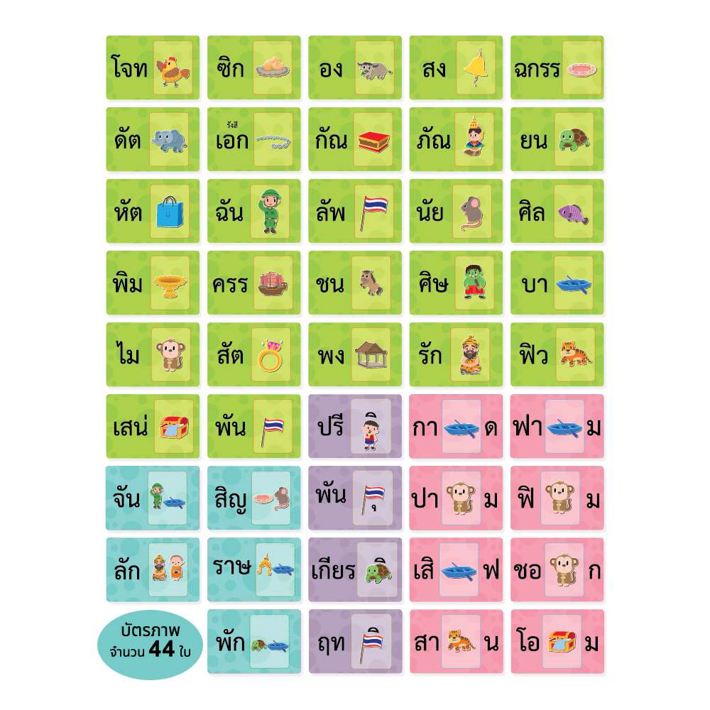 บัตรภาพ เกมจับคู่ ET-219