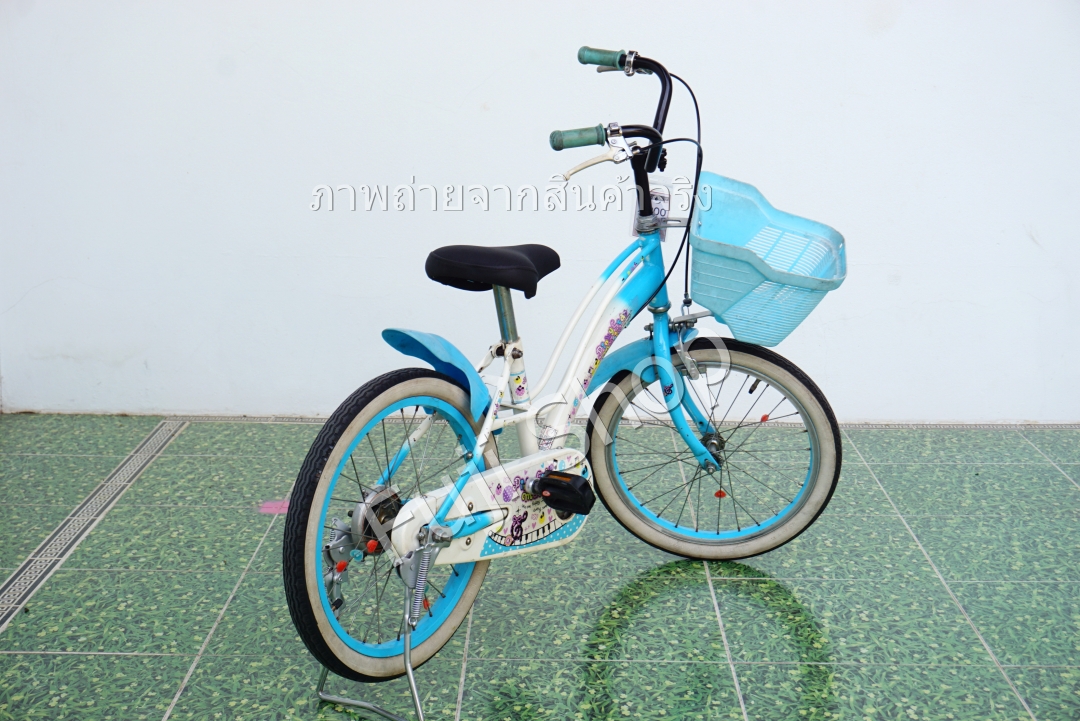 จักรยานเด็กญี่ปุ่น - ล้อ 18 นิ้ว - ไม่มีเกียร์ - สีฟ้า [จักรยานมือสอง]