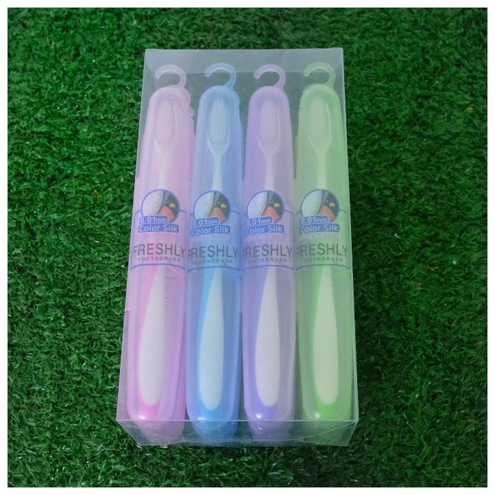 แปรงสีฟันเดี่ยว+กล่องหลอด (FRESHLY) 884,632