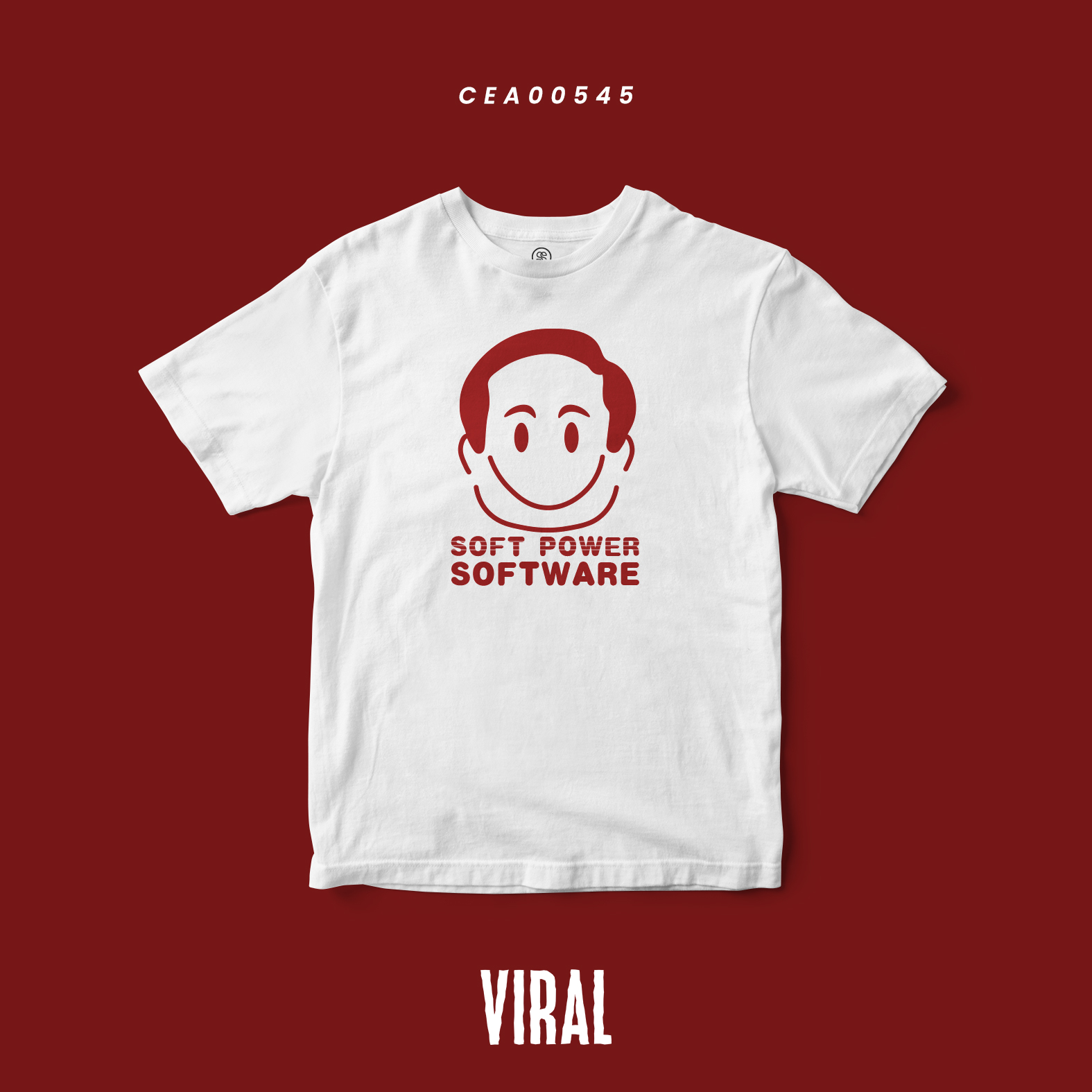 เสื้อยืด พิมพ์ลาย SOFT POWER X SOFTWARE CEA00545 #เสื้อ #เสื้อยืด #Viral #SHOPTER