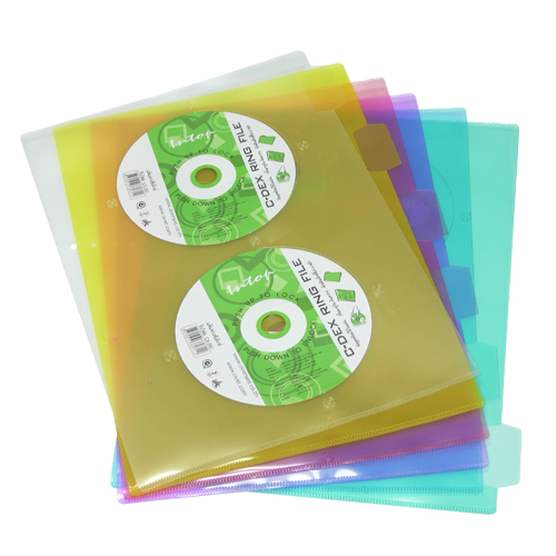 CD Pockets with Self-Tap Index Dividers DX-260