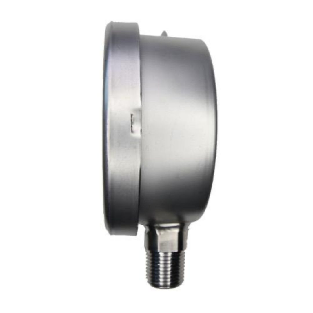 Pressure Gauge เกจวัดแรงดัน หน้าปัด 4 นิ้ว เกลียวสแตนเลส ออกล่าง 1/2 นิ้ว NPT ยี่ห้อ OCTA