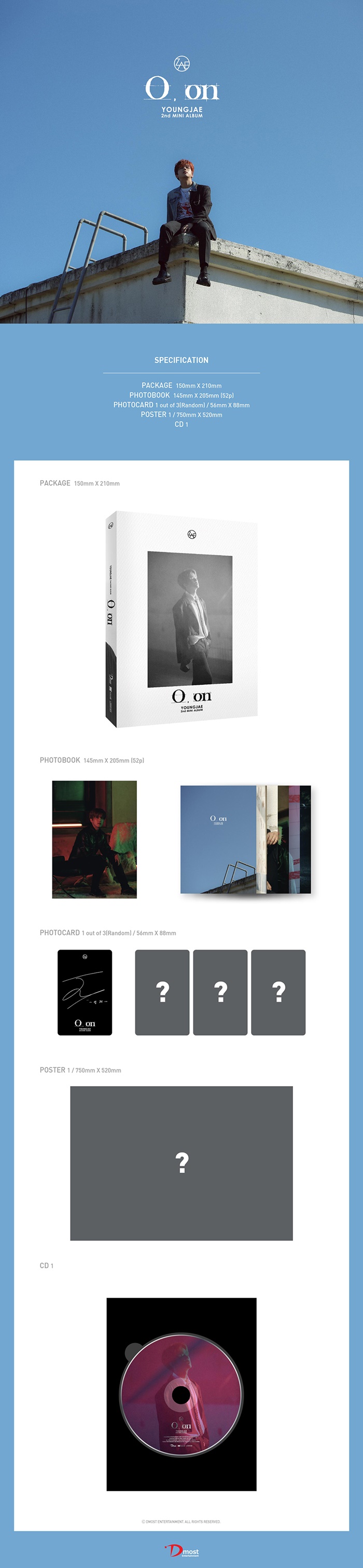 [PRE-ORDER] YOUNG JAE - 2nd Mini Album "O,ON"