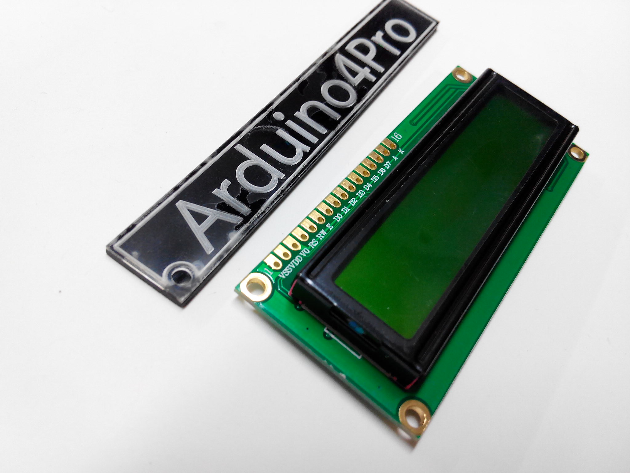 16x2 Character LCD Module Display (Yellow Green)