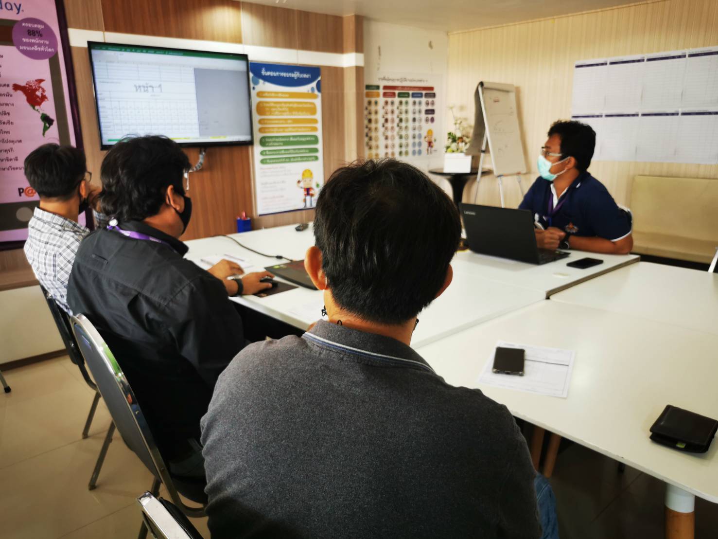 ตรวจบอยเลอร์เครนหม้อน้ำถังลมตรวจไฟฟ้าการจัดการพลังงาน