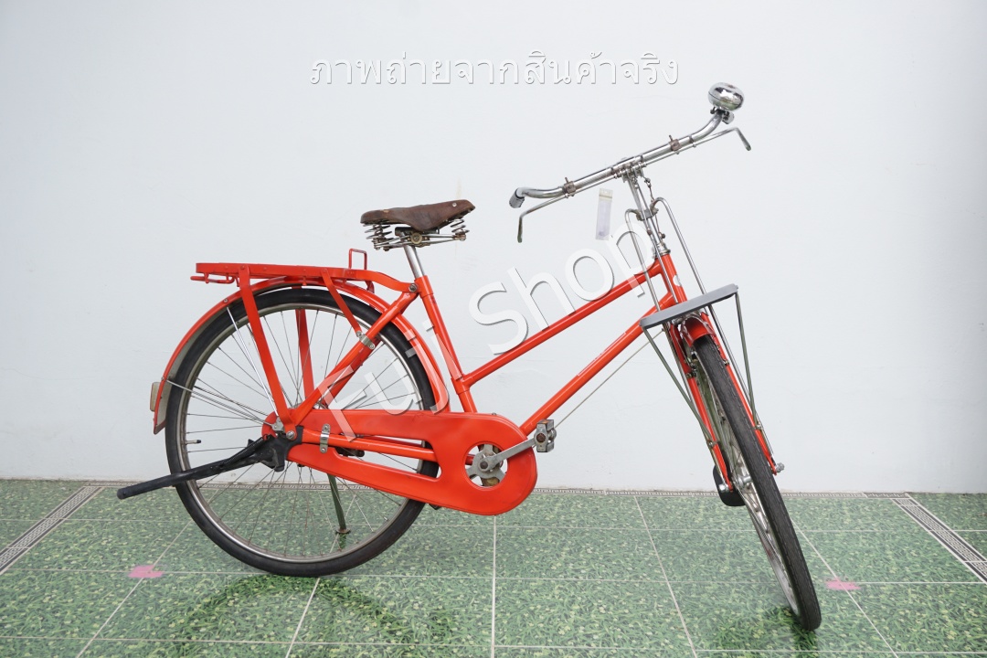 จักรยานไปรษณีย์ญี่ปุ่น - ล้อ 26 นิ้ว - ไม่มีเกียร์ - สีส้ม [จักรยานมือสอง]