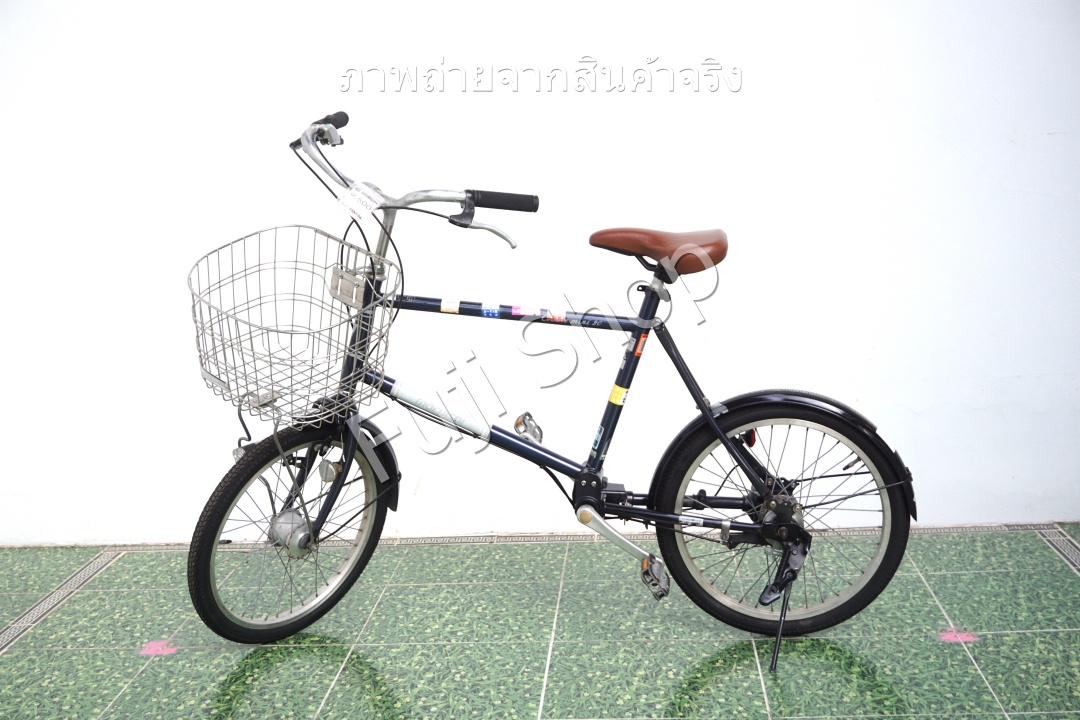 จักรยานญี่ปุ่น - ล้อ 20 นิ้ว - มีเกียร์ - เพลา-Marushi - สีน้ำเงิน [จักรยานมือสอง]