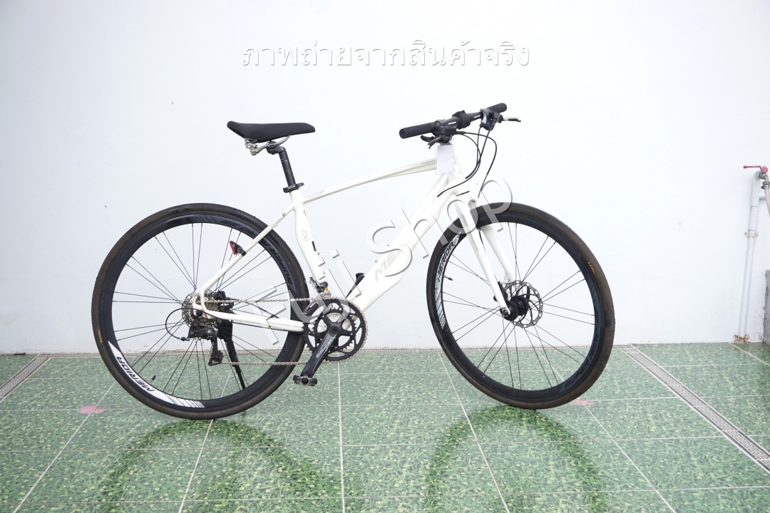 จักรยานไฮบริดญี่ปุ่น- ล้อ 700c - มีเกียร์ - อลูมิเนียม - Merida Grand Speed 250 - สีขาว [จักรยานมือสอง]