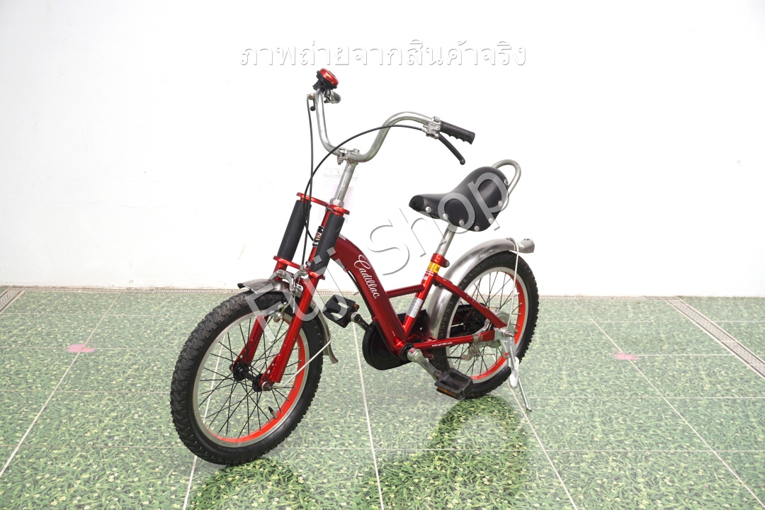 จักรยานเด็กญี่ปุ่น - ล้อ 16 นิ้ว - ไม่มีเกียร์ - Cadillac - สีแดง [จักรยานมือสอง]