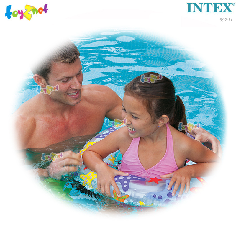 Intex ส่งฟรี ห่วงยางลายปลาดาว 24 นิ้ว (61 ซม.) รุ่น 59241