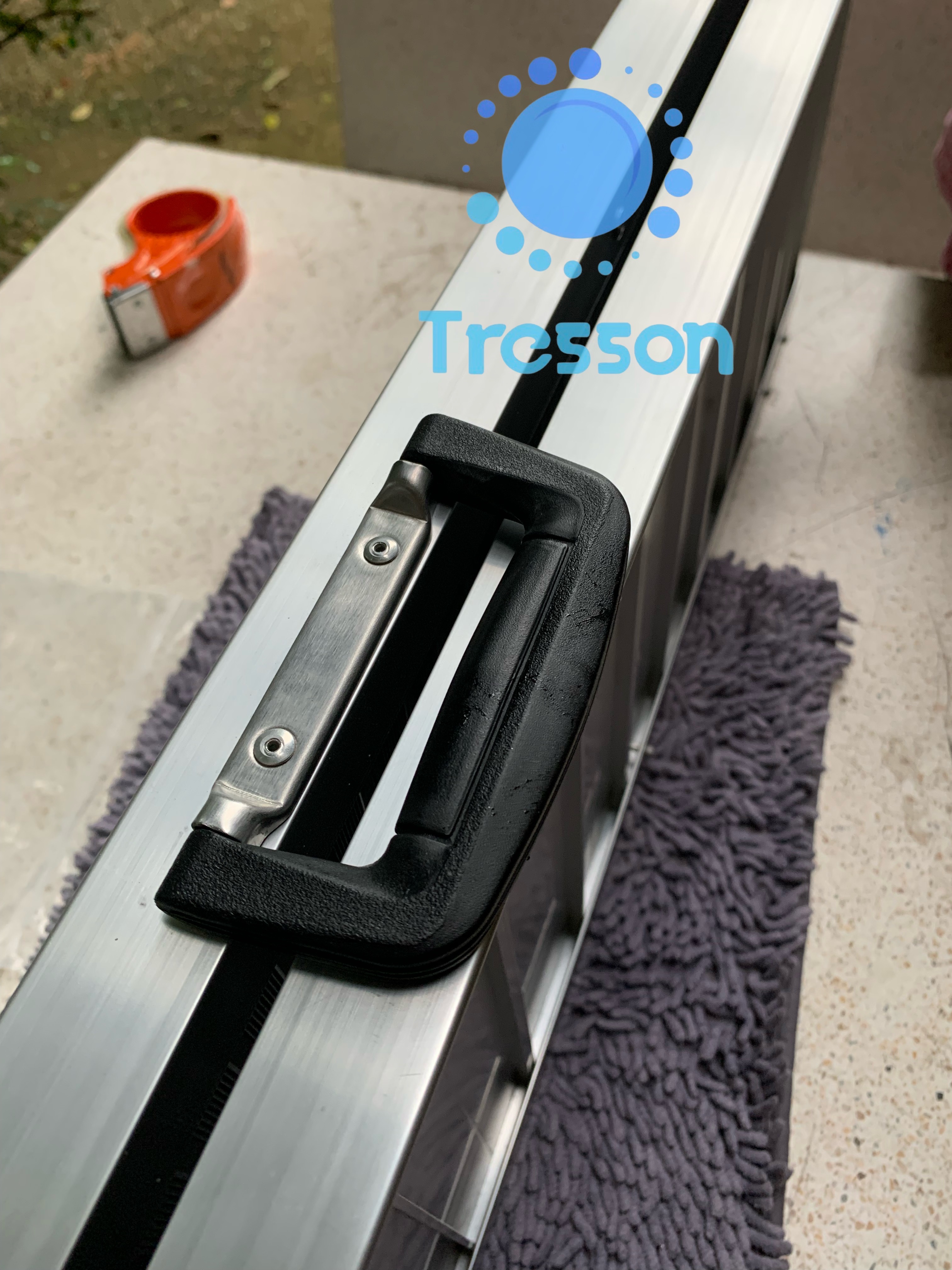 ทางลาดรถเข็นอลูมิเนียม รุ่นประหยัด ยาว4ฟุต กว้าง73ซม.นน.10.35 kg พกพา พับได้ ใช้ได้กับความสูงถึง35ซม.รับนน.275 kg