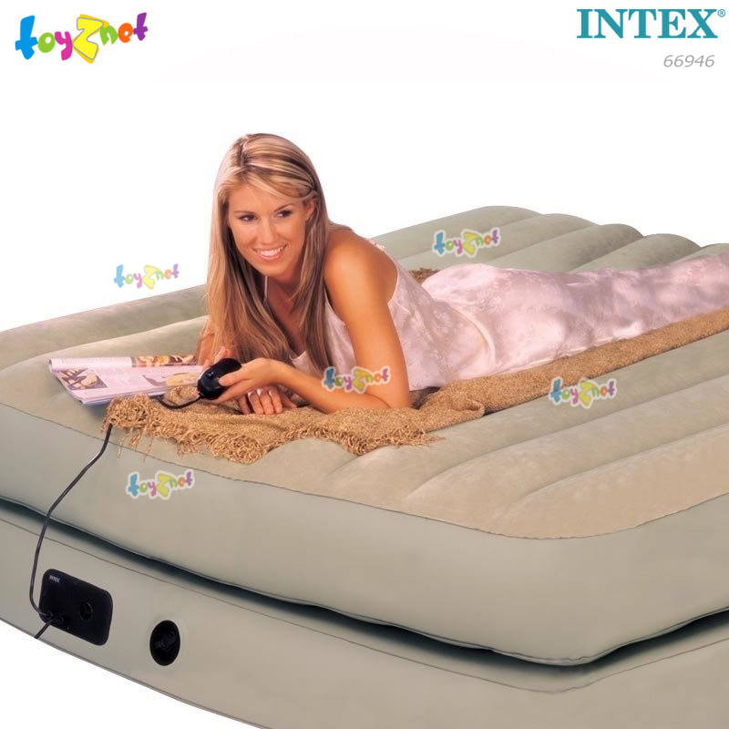 Intex TWIN Built-in Elec. Pump Comfort Bed w/Remote Control no.66946
