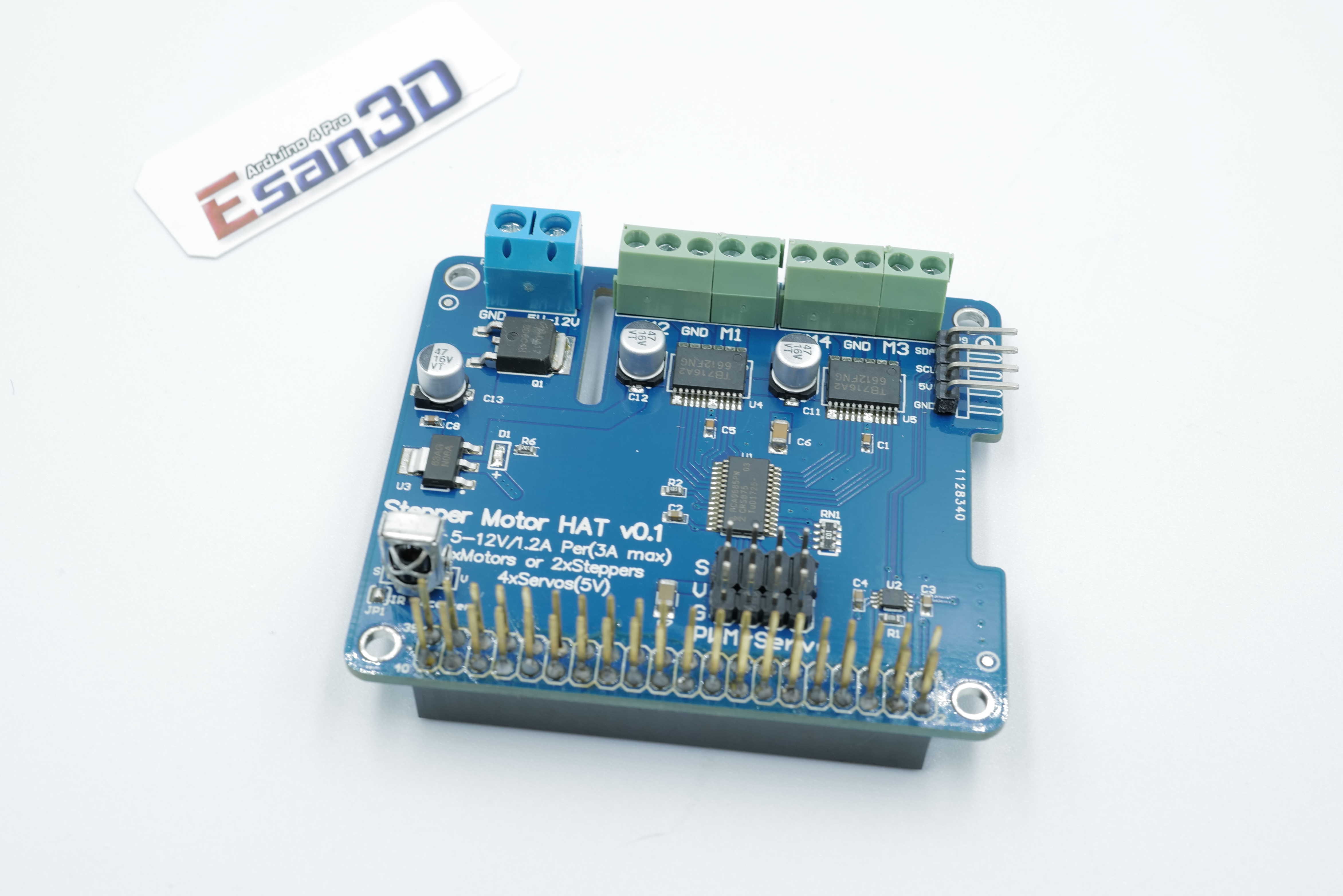 Stepper Motor HAT for Raspberry Pi
