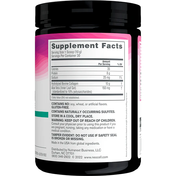 สูตรใหม่!! NEOCELL WITH ALOE (ผง) 300G. (ผลิตภัณฑ์เสริมอาหารสำหรับผิวชนิดชง)