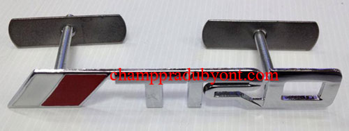 โลโก้ติดหน้ากระจังลาย TRD TOYOTA AE90-AE92 88-92