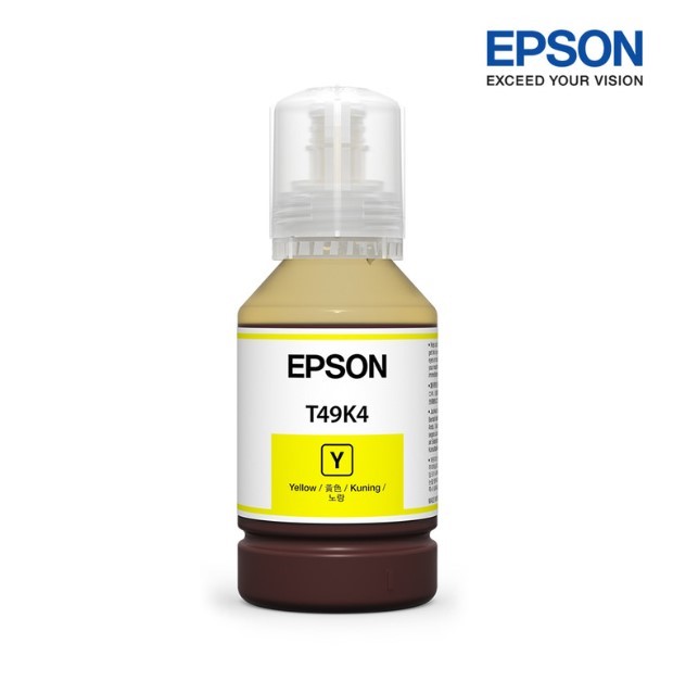 หมึก EPSON T49K4 น้ำหมึกเติมแบบขวด 140ml. สีเหลือง - สำหรับปริ้นเตอร์ EPSON SC-T3130X