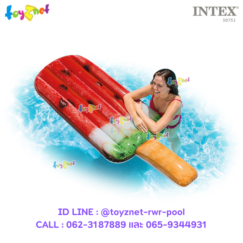 Intex Watermelon Popsicle Float 1.91x0.76 m.58751