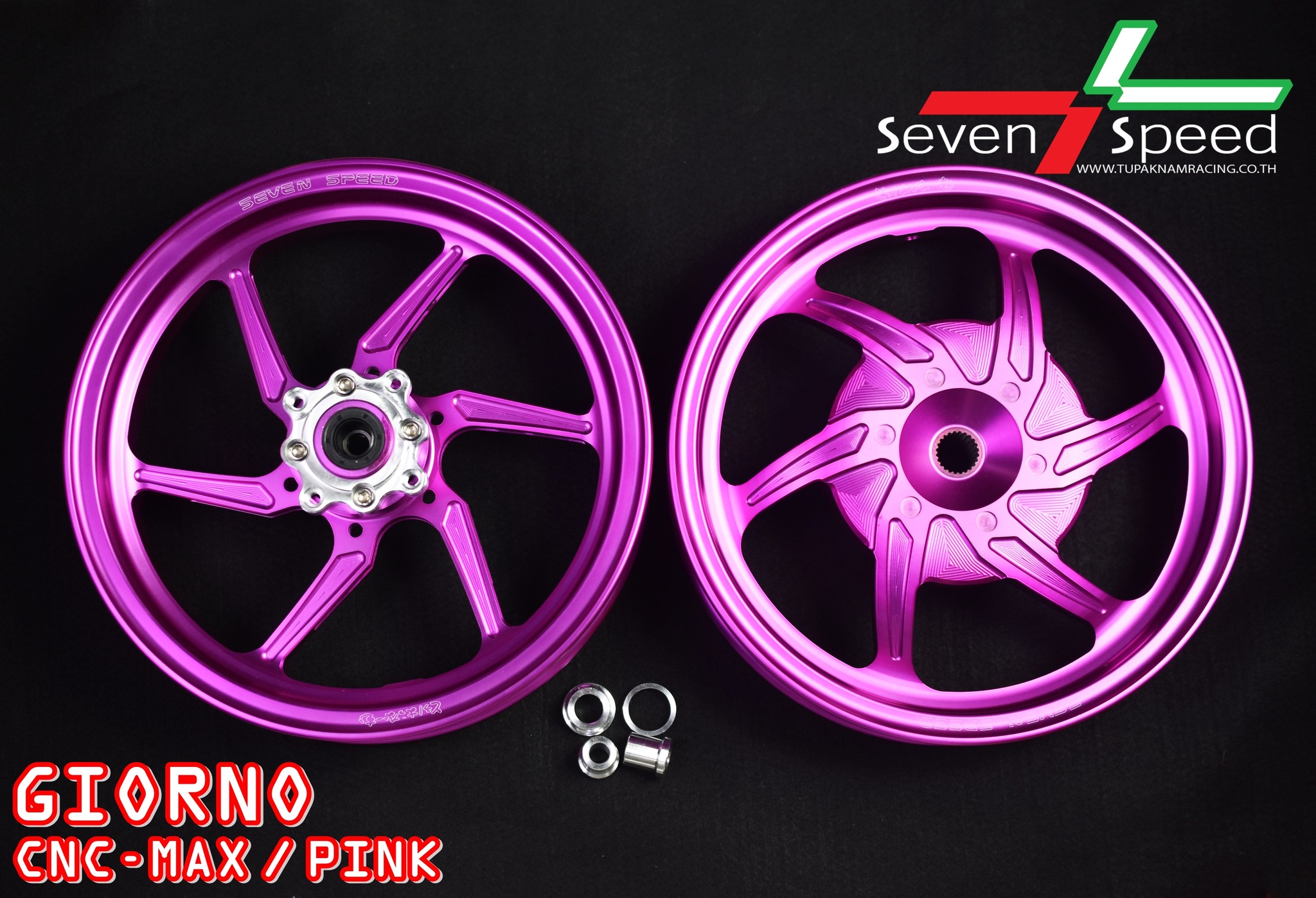 ล้อแม็ก Cnc Seven speed ตรงรุ่น Honda Giorno+