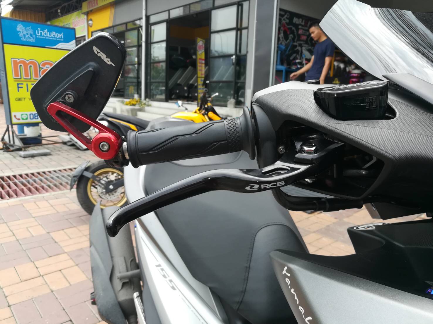 ปั้มตู้ปลา racingboy 12.7mm E3 ใส่รถ AEROX ไม่ติดเปลือก ราคา700