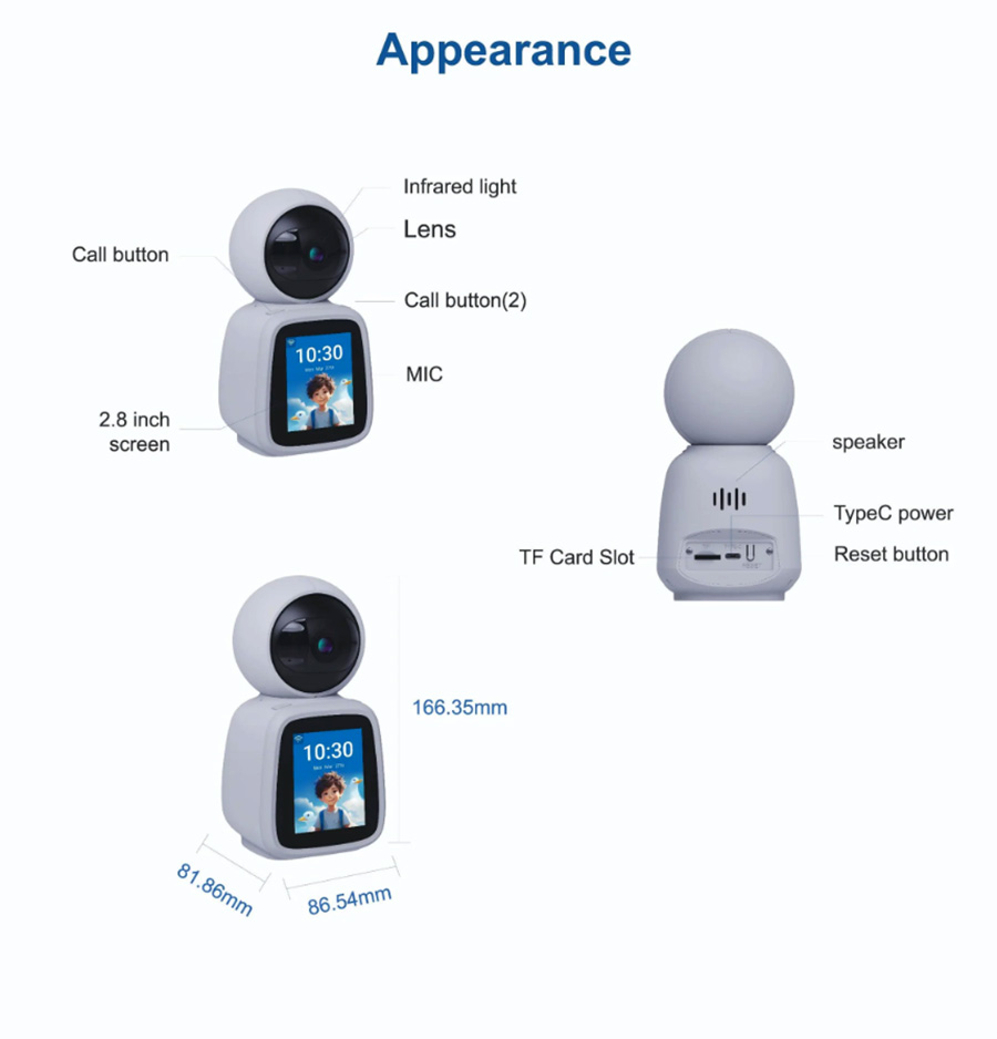 WATASHI WIOT1052DT-A2 Smart Wi-Fi camera Two-Way Video Call 2MP BY BILLIONAIRE SECURETECH WIOT1052DT-A2