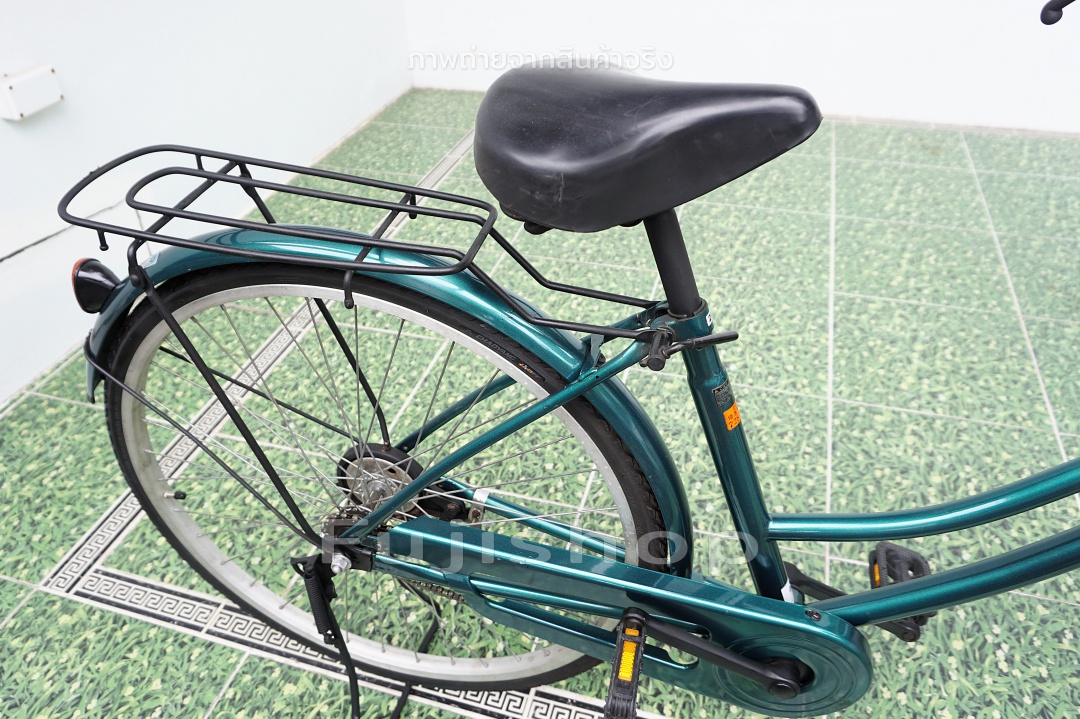 จักรยานแม่บ้านญี่ปุ่น - ล้อ 26 นิ้ว - ไม่มีเกียร์ - Fromage - สีเขียว [จักรยานมือสอง]