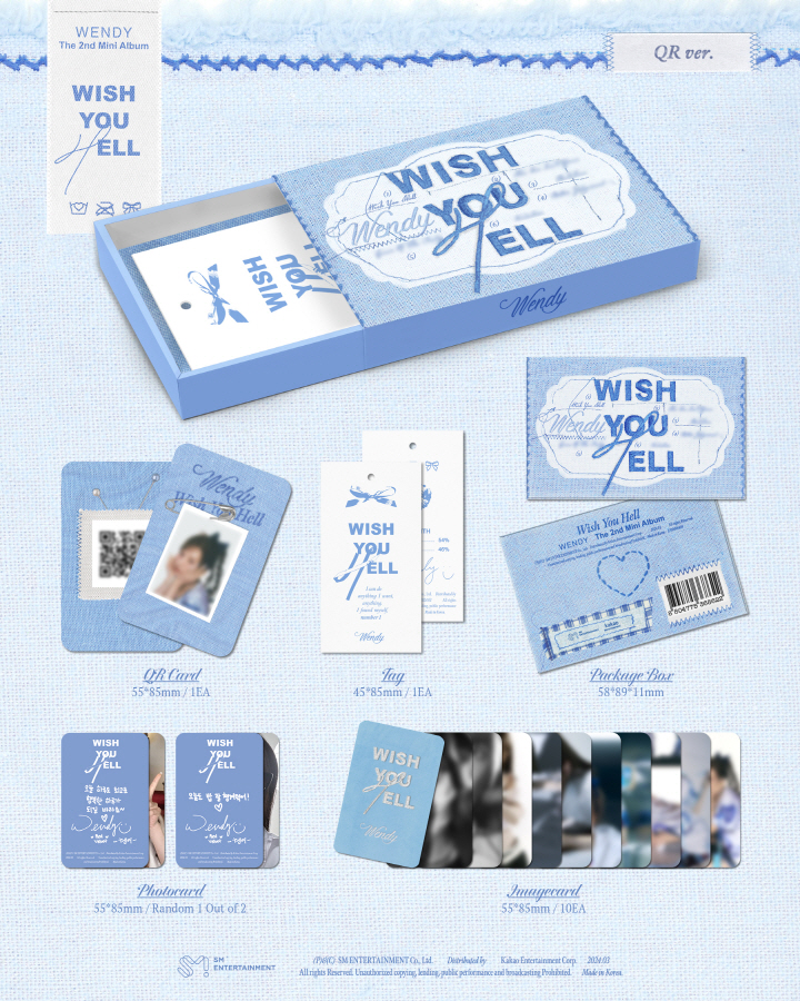 [PRE-ORDER] WENDY - 2nd Mini Album "Wish You Hell" (QR ver.)