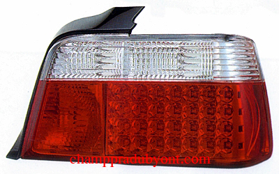 ไฟท้าย BMW 3 SERIES E36 91-00 4D ขาวแดงเพชร LED