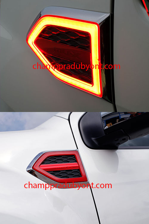 ครอบแก้มมีไฟ LED ISUZU MU-X 2014-2017 FITT