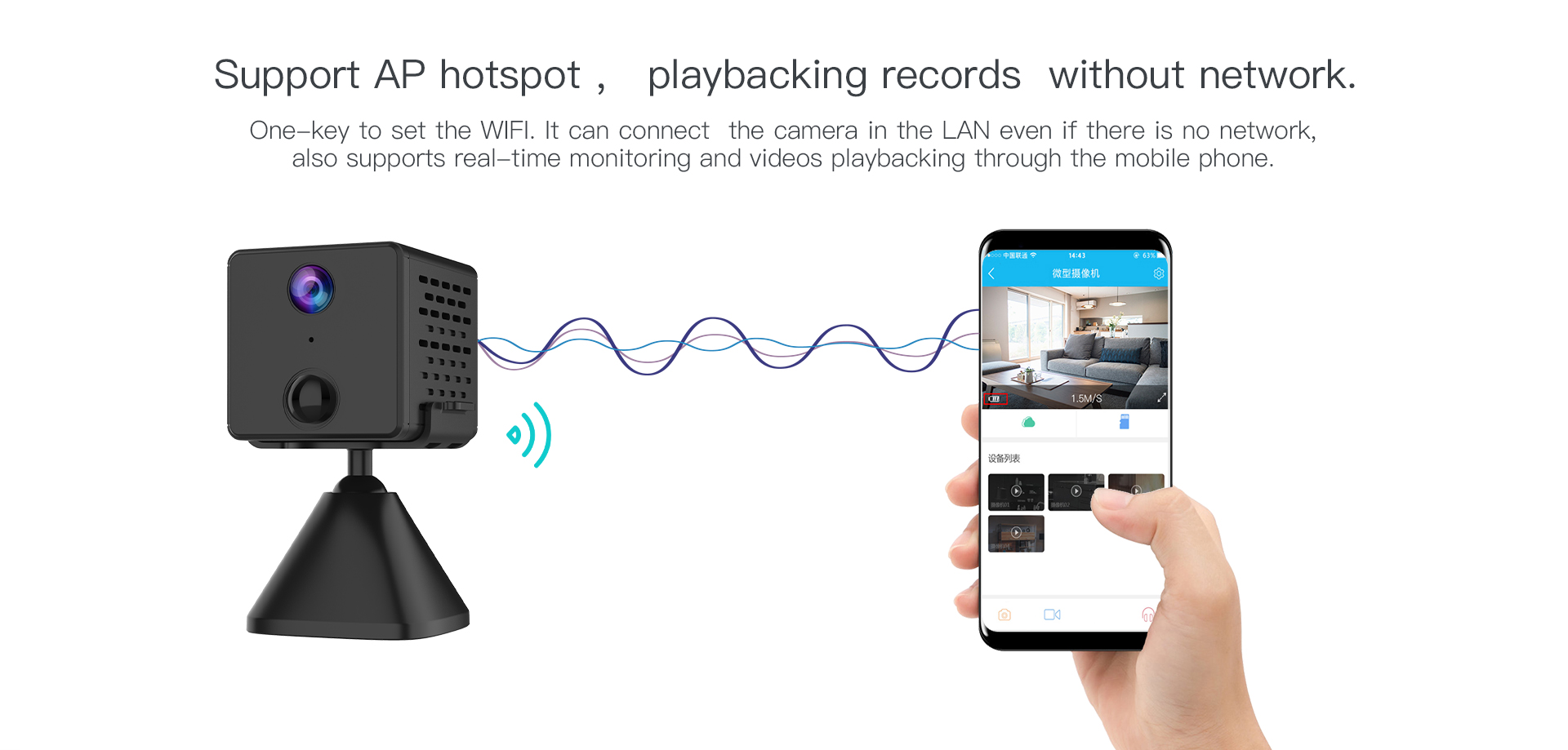 Vstarcam CB71 กล้องวงจรปิดระบบ IP WIFI 2 MP Color Night Vision มี BATTERY 1500mAh ในตัวสำหรับใช้ขณะไฟดับ มีไมค์ในตัว BY BILLIONAIRE SECURETECH CB71