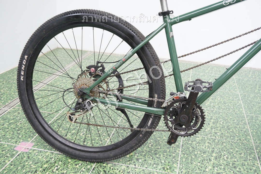จักรยานญี่ปุ่น - ล้อ 29 นิ้ว - มีเกียร์- Disc Brake - Two Ring 2WD - สีเขียว [จักรยานมือสอง]