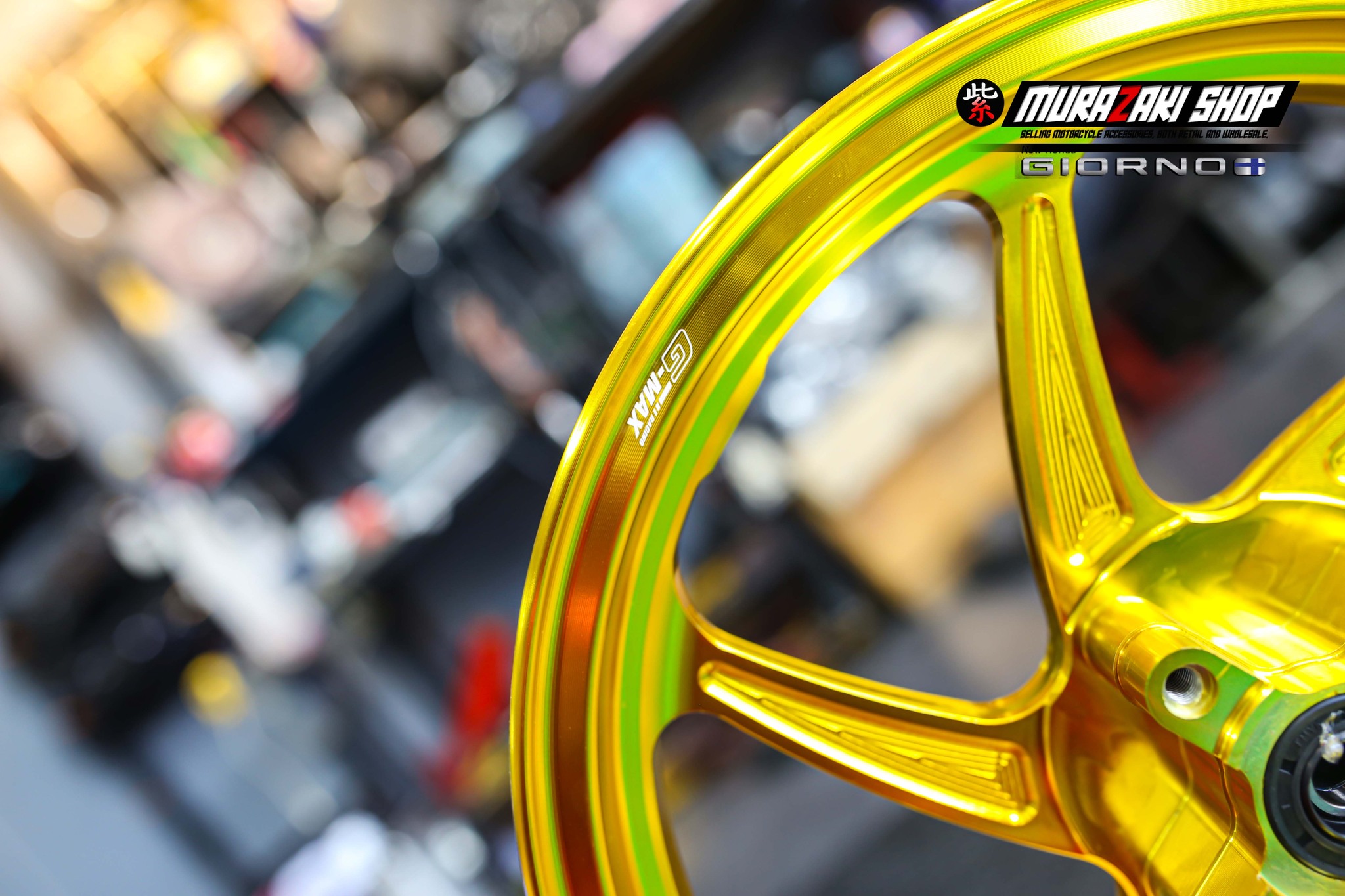 ล้อแม็ก G-MAX RACING GIORNO+ ABS/CBS (ขอบ12) GTR THAILAND แดง - ทอง - เขียว - น้ำเงิน - ส้ม - ม่วง - ชมพู ราคา 7,900 บาท/คู่