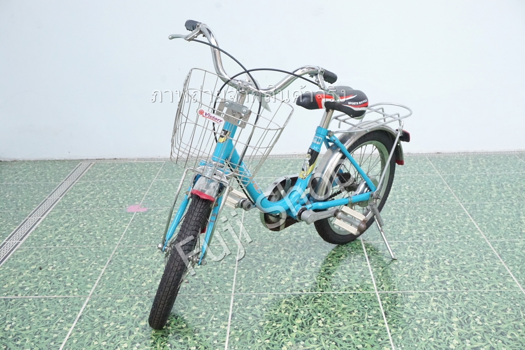 จักรยานเด็กญี่ปุ่น - ล้อ 16 นิ้ว - ไม่มีเกียร์ - สีฟ้า [จักรยานมือสอง]