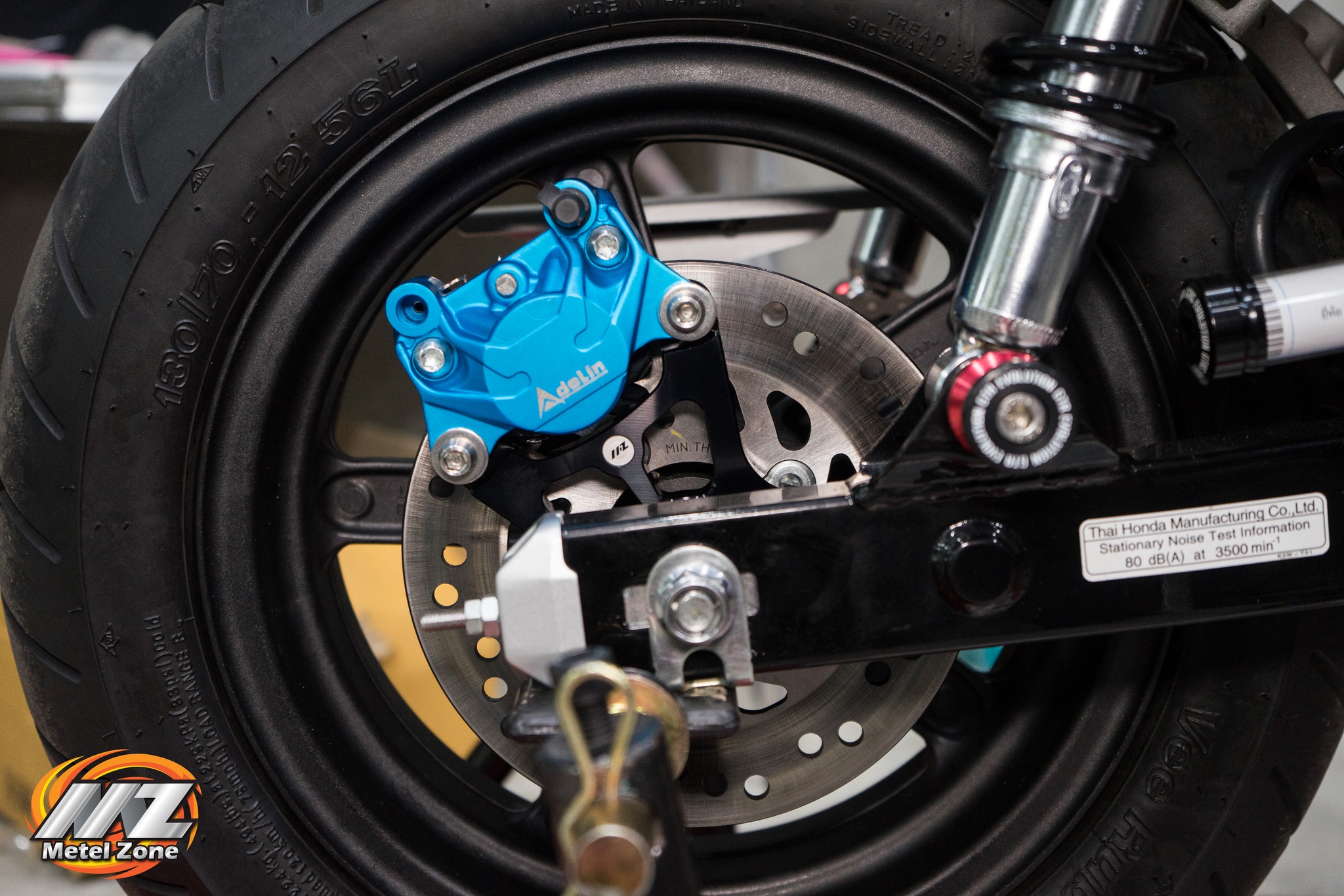 ขาจับปั้มหลังผีเสื้อ ปั้มBrembo ปักข้าง 2P METELZONE ST-125Dax ยึดบน