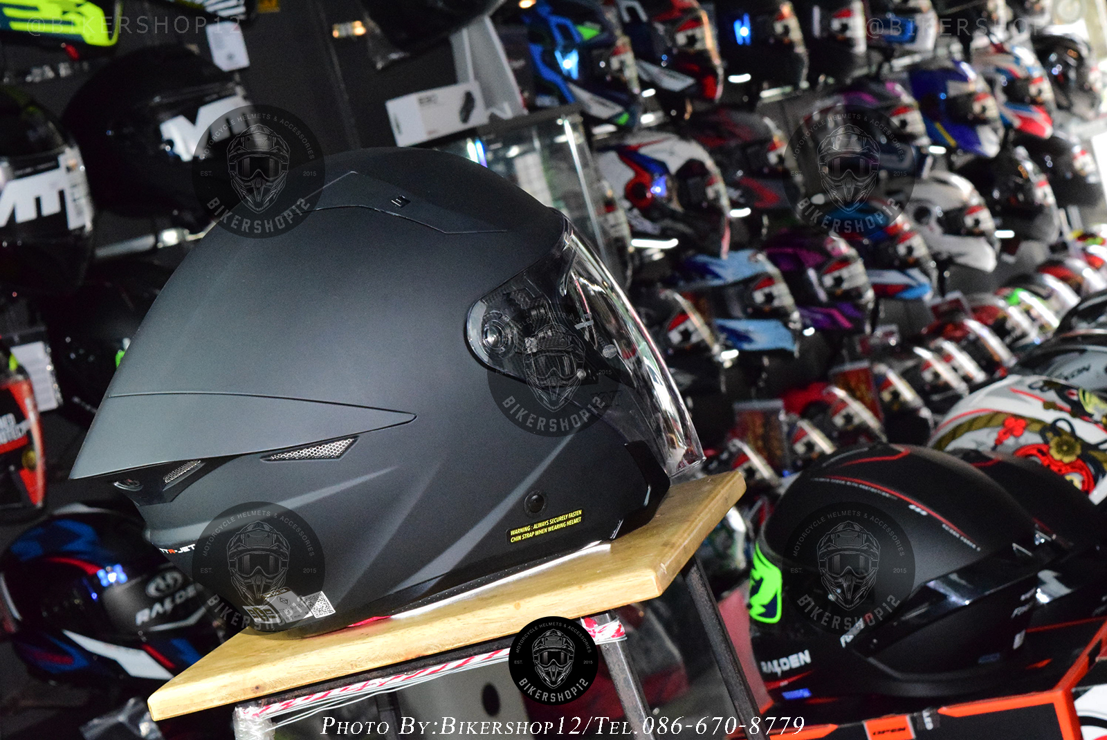 หมวกกันน็อค KYT รุ่น NF-J สีดำด้าน