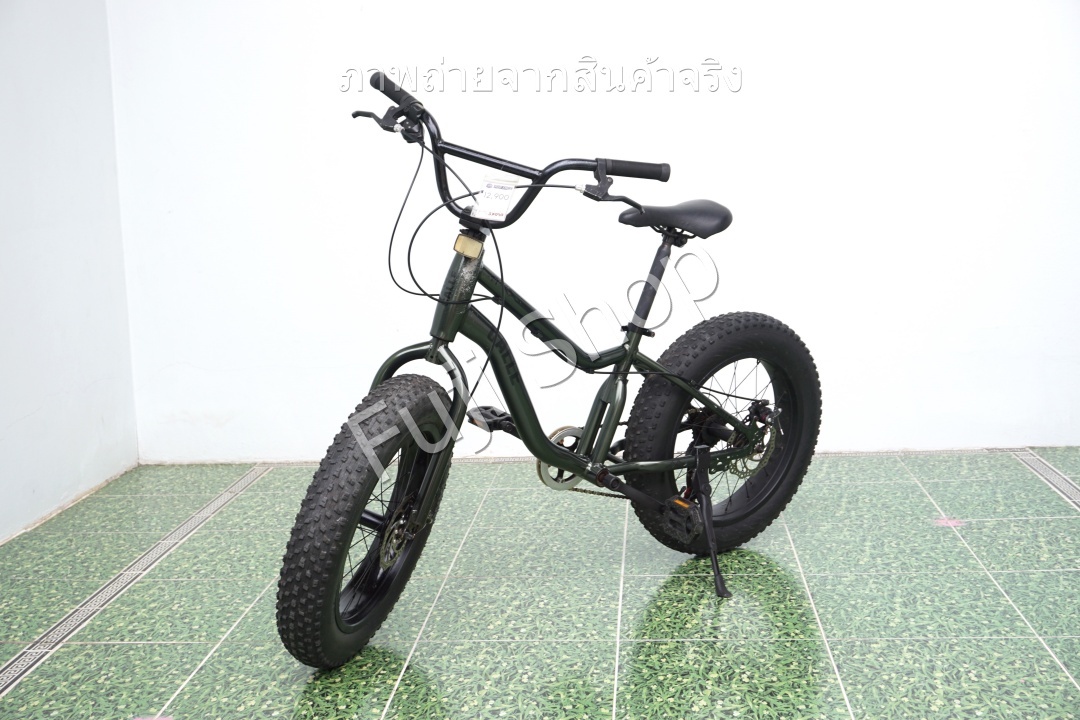 จักรยานญี่ปุ่น - ล้อ 20 นิ้ว - มีเกียร์ - อลูมิเนียม - Calle - สีเขียว [จักรยานมือสอง]