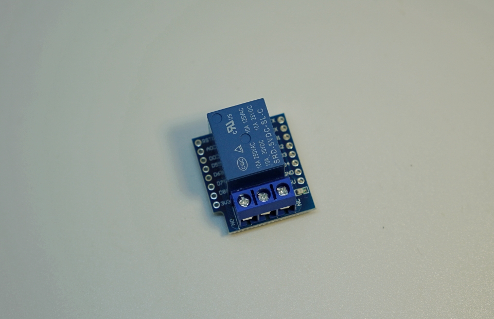 Wemos D1 – 1 chanal relay shield