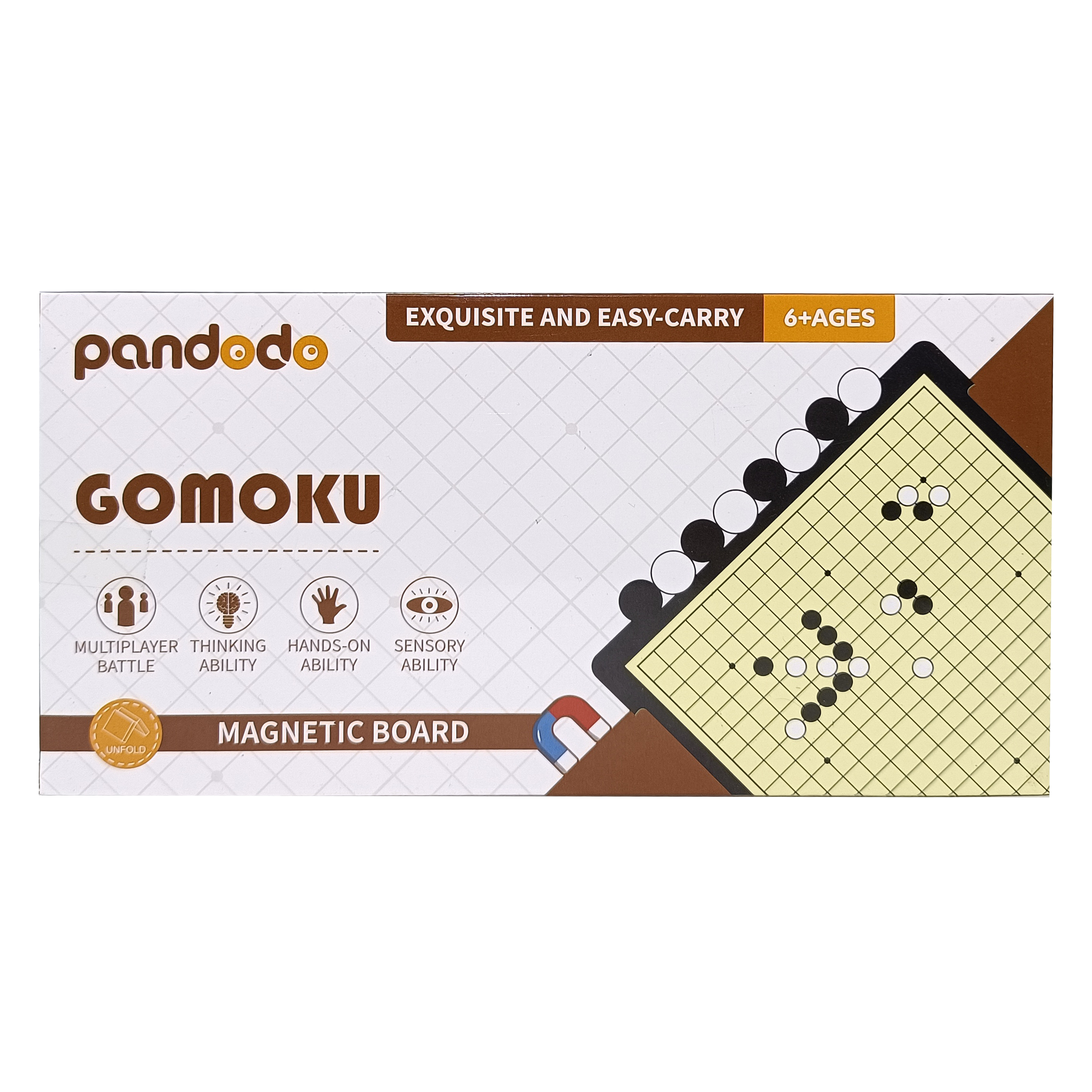 Game Board Gomoku Magnetic เกมโกะ หมากล้อมกระดานแบบแม่เหล็ก ชนิดพกพา