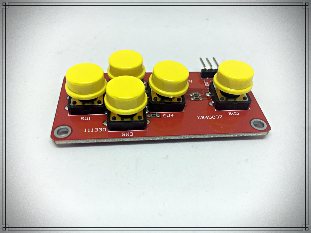 5 Keys AD Keyboard for Arduino