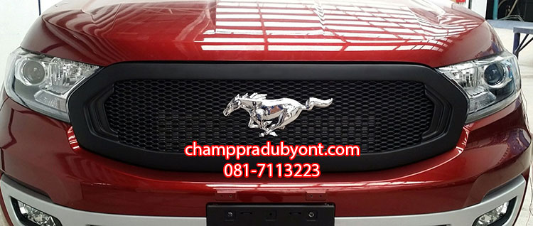 กระจังหน้า FORD EVEREST 2018 ลายม้า MUSTANG ไม่มีไฟ (V.2)