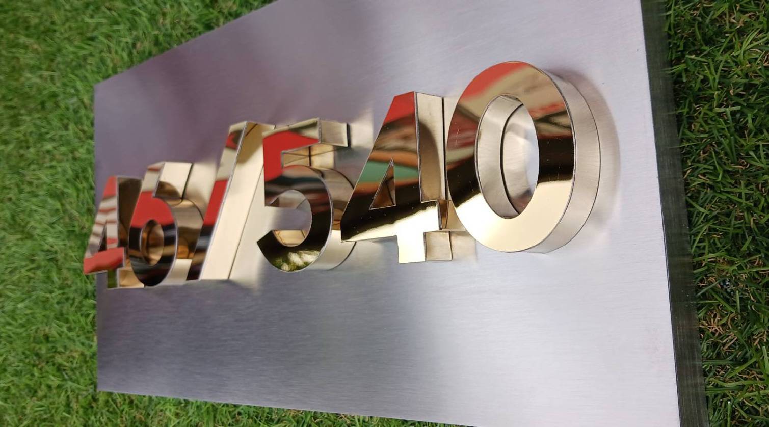 ป้ายบ้านเลขที่ รับทำป้ายโลหะทุกชนิด